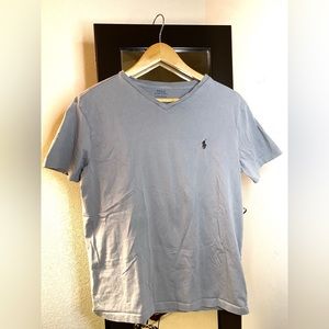 Women’s Classic Tee : Gray Polo Ralph Lauren V-Neck (Small) (Worn Only Twice)